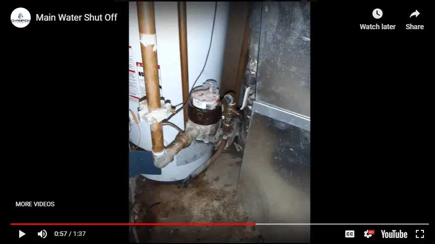 Main Water Shut Off