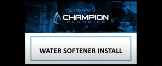 BrassMaster Water Softener installation