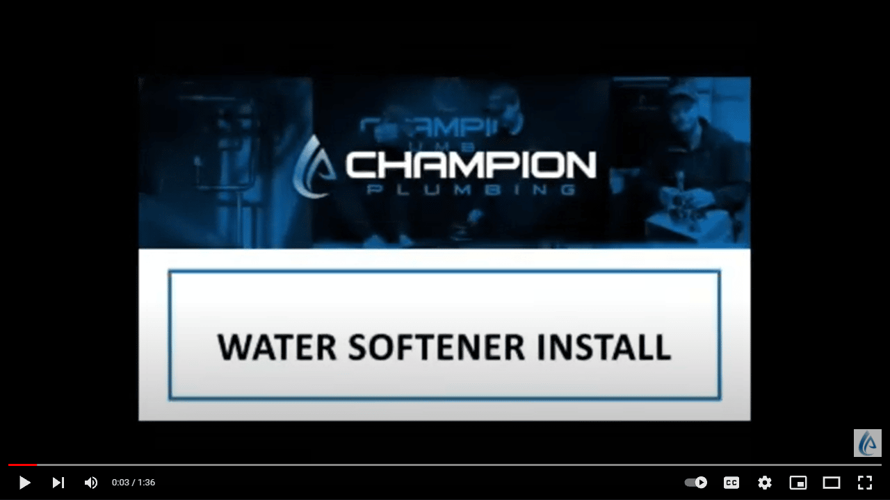 BrassMaster Water Softener installation