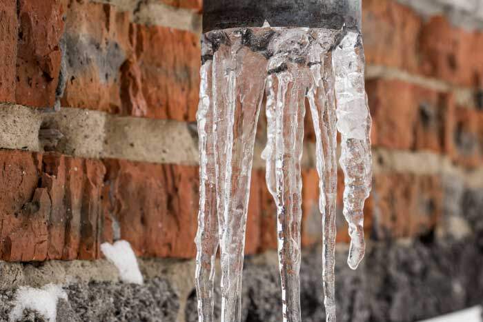 Frozen Water Pipe Outdoor